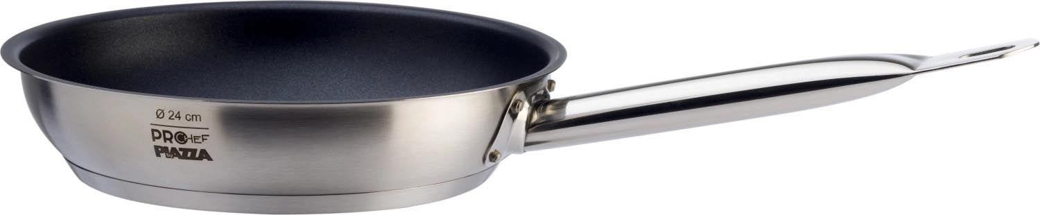 ProChef Bratpfanne beschichtet 24cm H5cm in Silber präsentiert im Onlineshop von KAQTU Design AG. Bratpfanne ist von Piazza