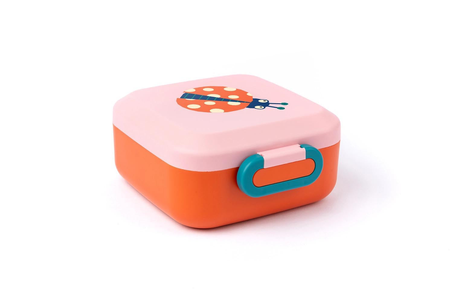 Rikko Lunchbox Marienkäfer poppy flamingo in Rot präsentiert im Onlineshop von KAQTU Design AG. Aufbewahrungsbehälter ist von Amuse