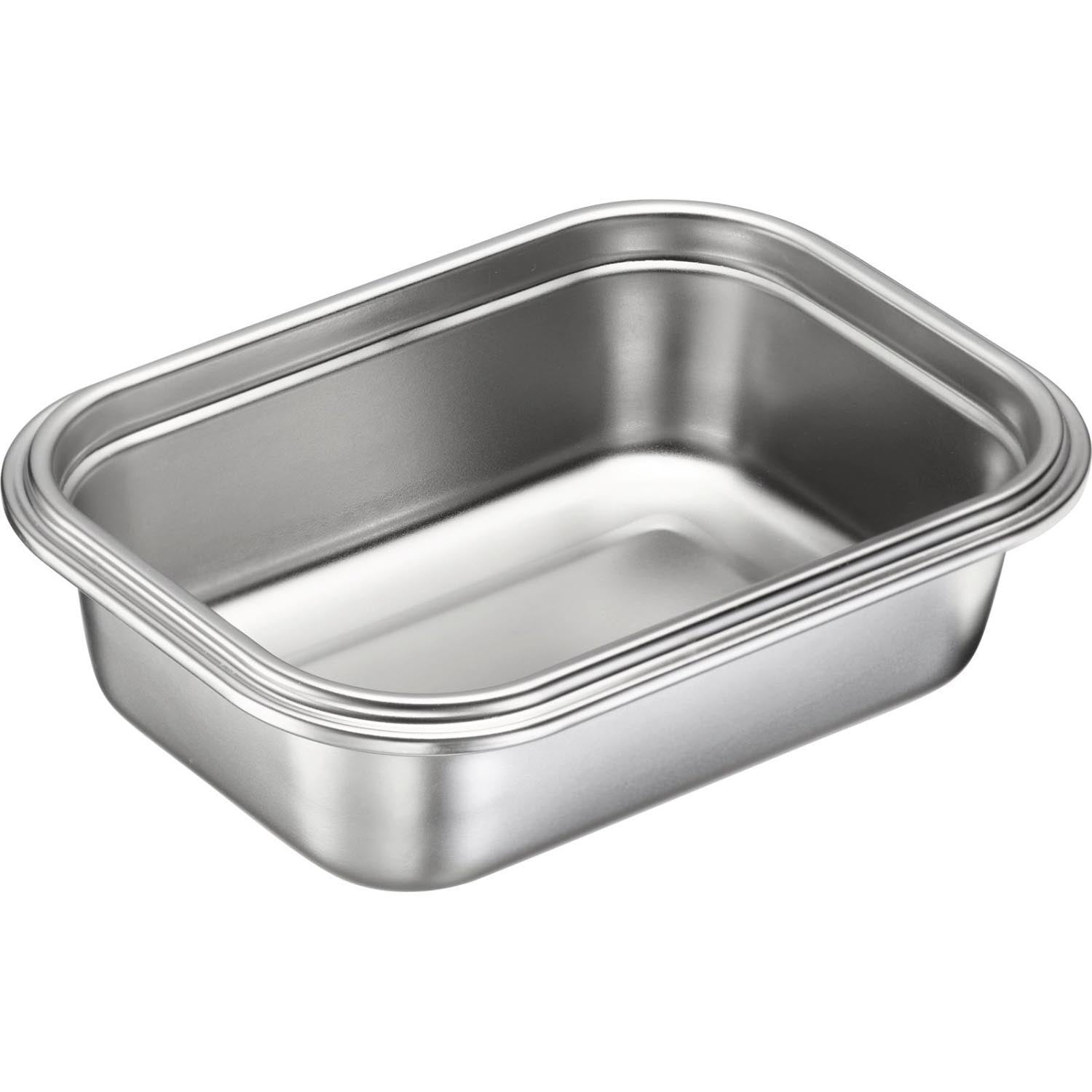 Praktische Edelstahl-Lunchbox von Westmark, 600ml, ideal für unterwegs, robust, langlebig und umweltfreundlich.