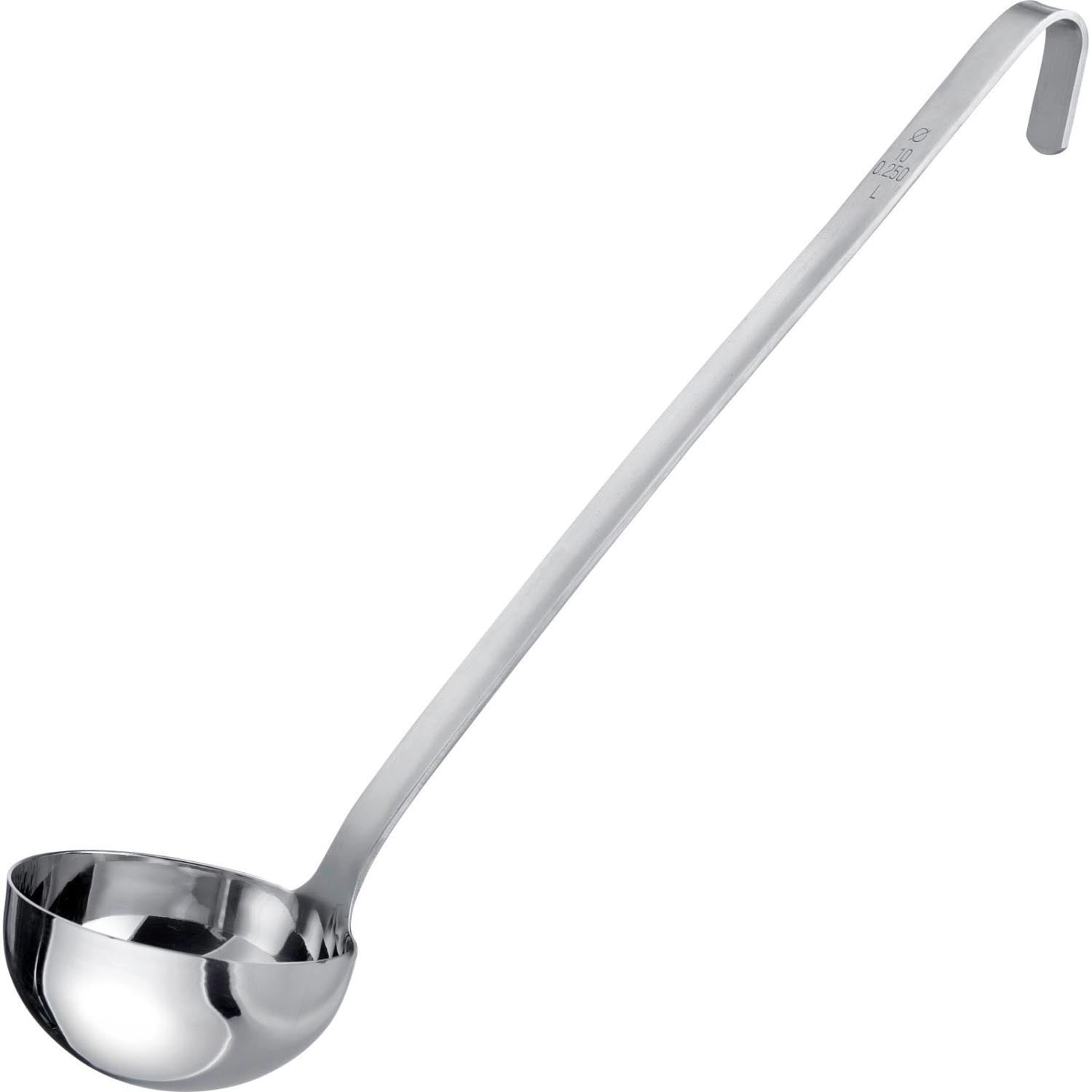Pro Schöpfkelle D10cm, 250ml in Silber präsentiert im Onlineshop von KAQTU Design AG. Kochbesteck ist von Westmark