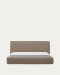Lit amovible Blok marron pour matelas 180 x 200 cm, FSC Mix Credit