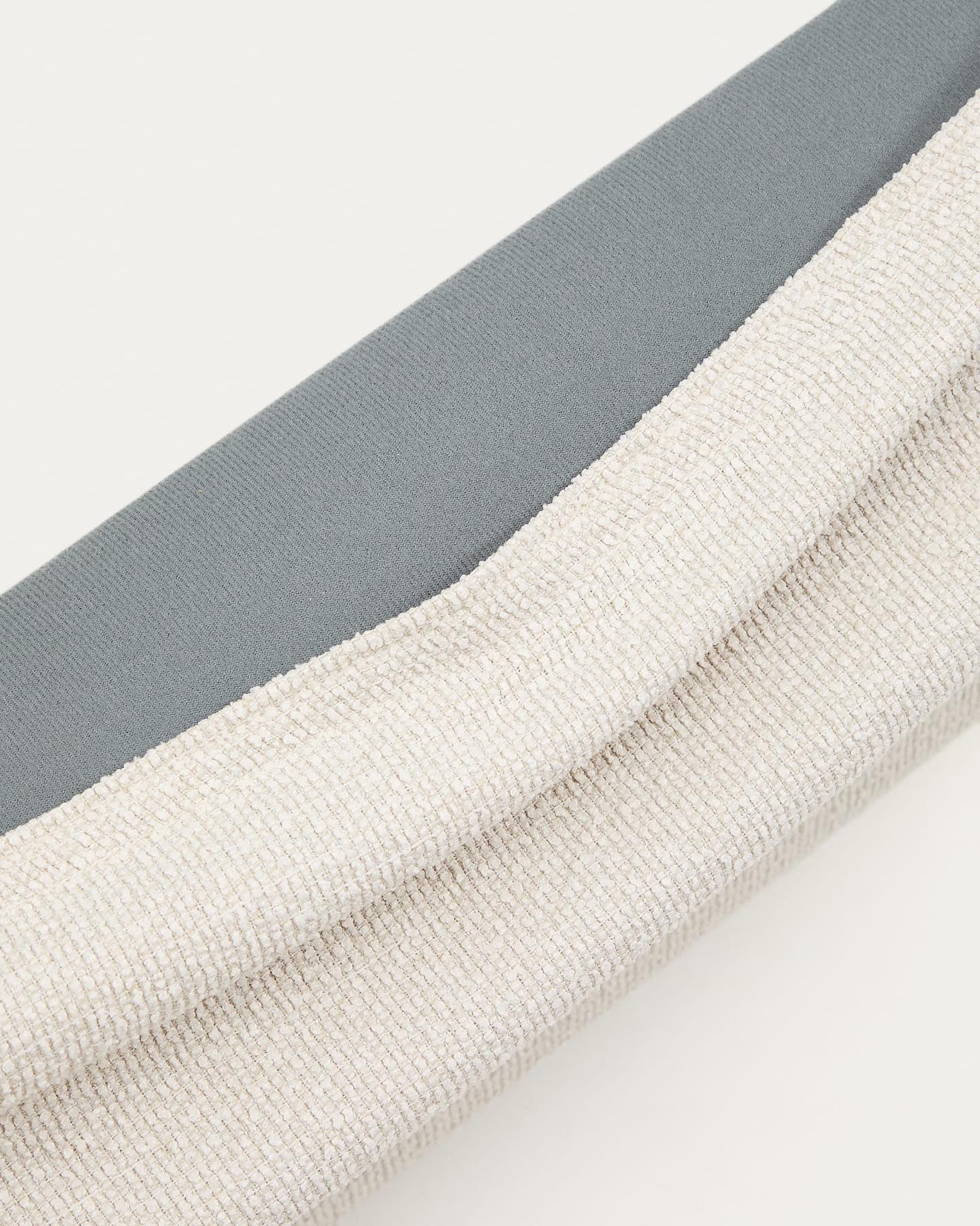 Abziehbares Bett Martina mit ecrufarbener Chenille für Matratzengröße 160 x 200 cm in  präsentiert im Onlineshop von KAQTU Design AG. Bett ist von Kave Home