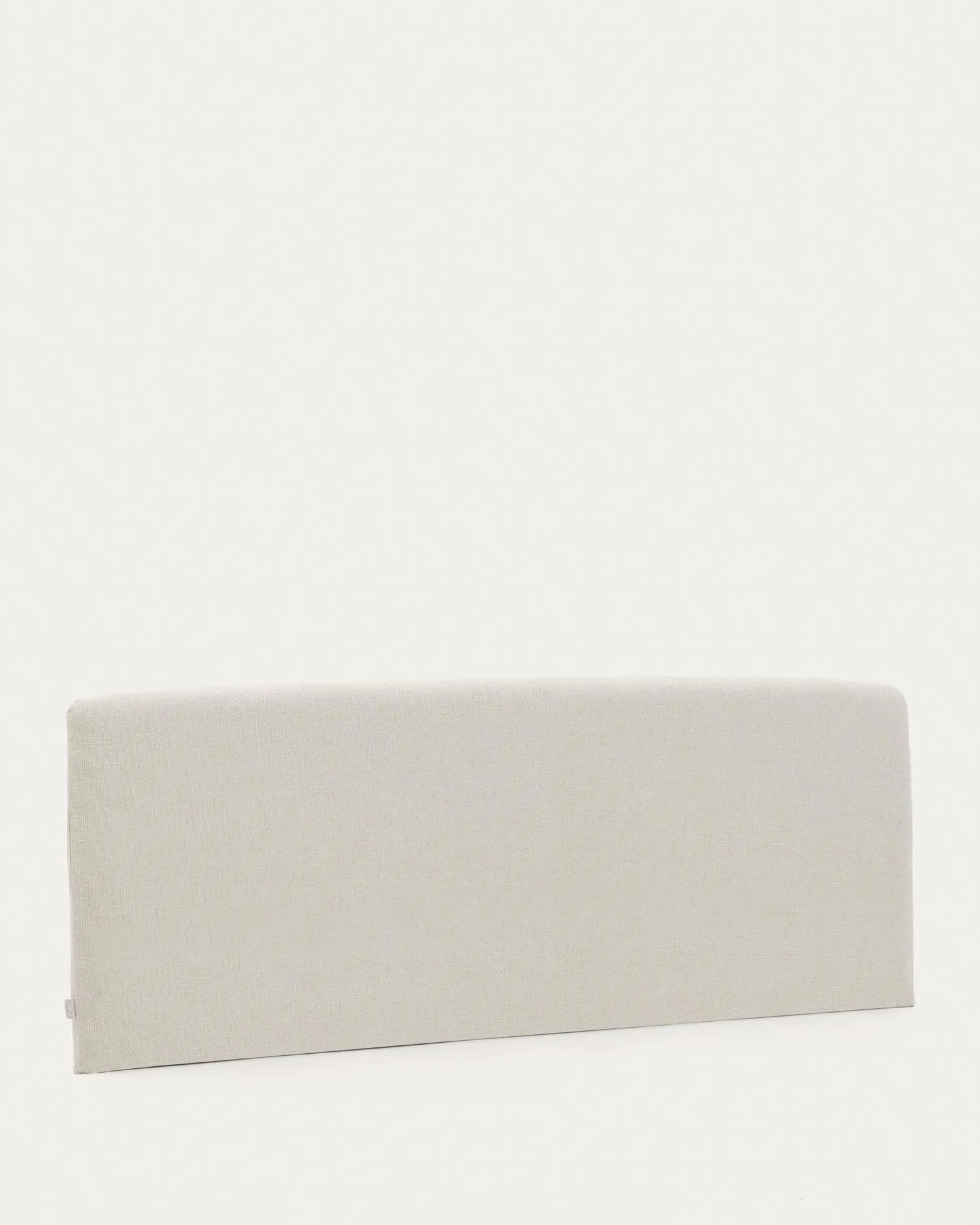 Abziehbares Kopfteil Valma aus perlafarbener Chenille für 180 x 200 cm großes Bett in Perle präsentiert im Onlineshop von KAQTU Design AG. Zubehör Bett ist von Kave Home