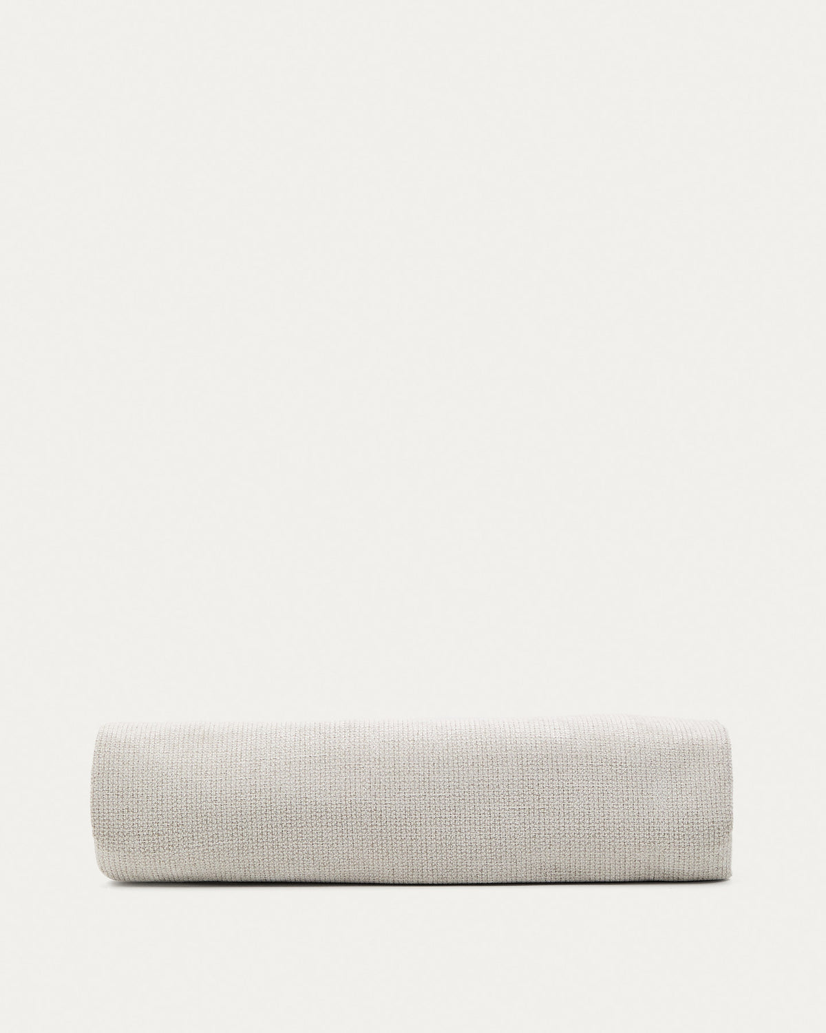 Kopfteilüberzug Valma aus perlfarbener Chenille für Betten bis 90 cm Breite in Perle präsentiert im Onlineshop von KAQTU Design AG. Zubehör Bett ist von Kave Home