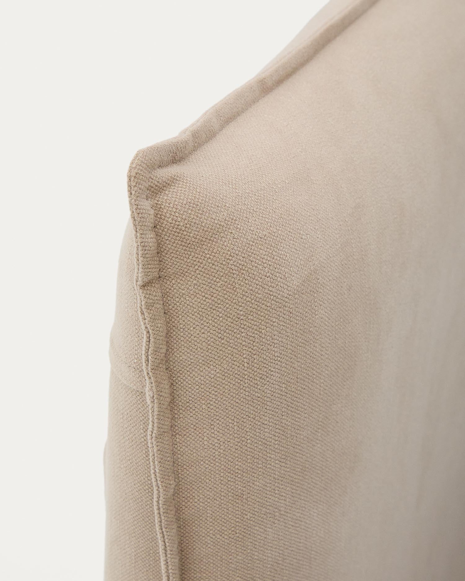 Bett mit abnehmbarem Bezug Jaira aus Leinen und Baumwolle taupe für eine Matratze von 180 x 200 cm FSC Mix Credit in Taupe präsentiert im Onlineshop von KAQTU Design AG. Bett ist von Kave Home