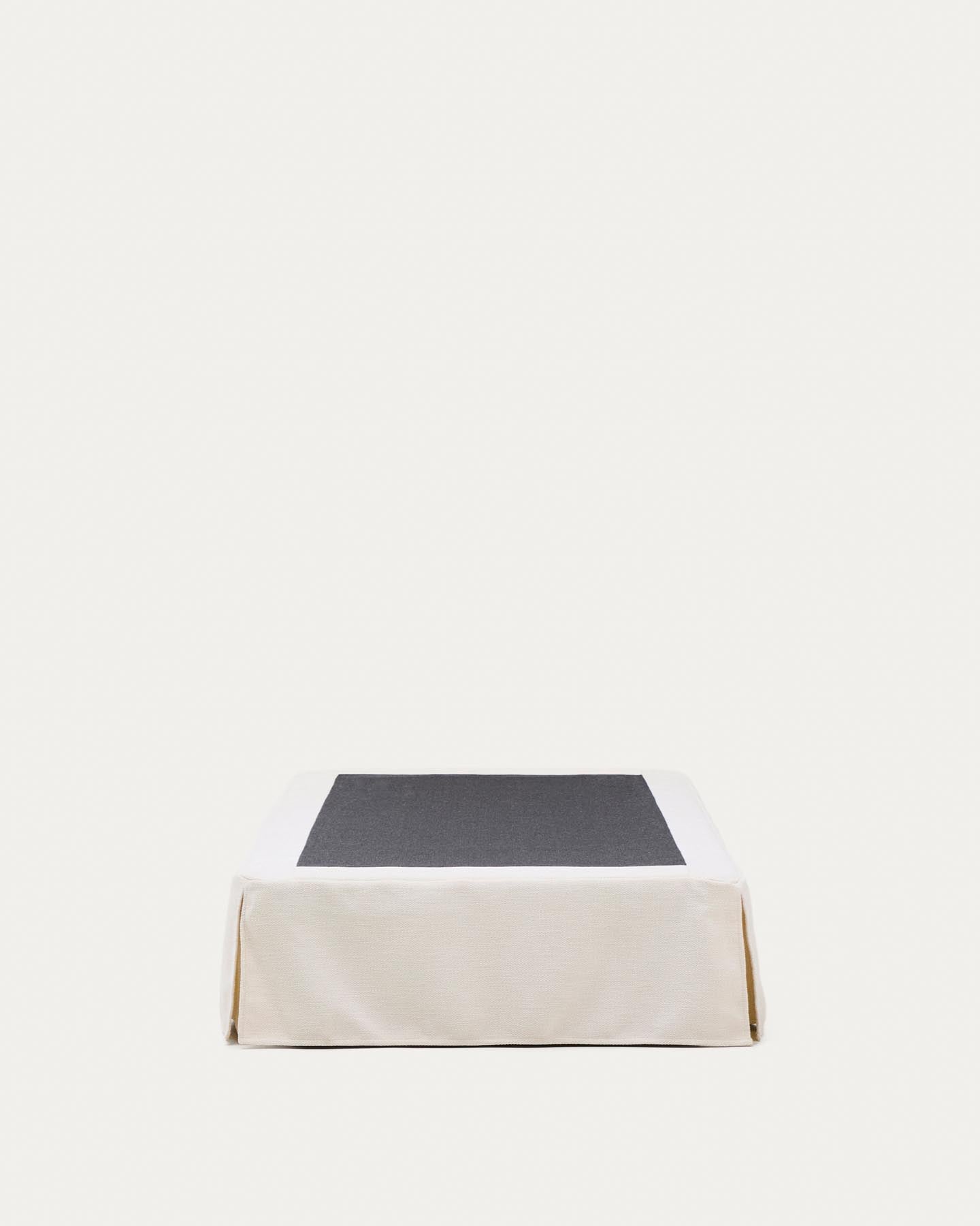 Abziehbarer Bettrahmen Jaira in weißer Chenille für Matratzengröße 90 x 200 cm in  präsentiert im Onlineshop von KAQTU Design AG. Bett ist von Kave Home