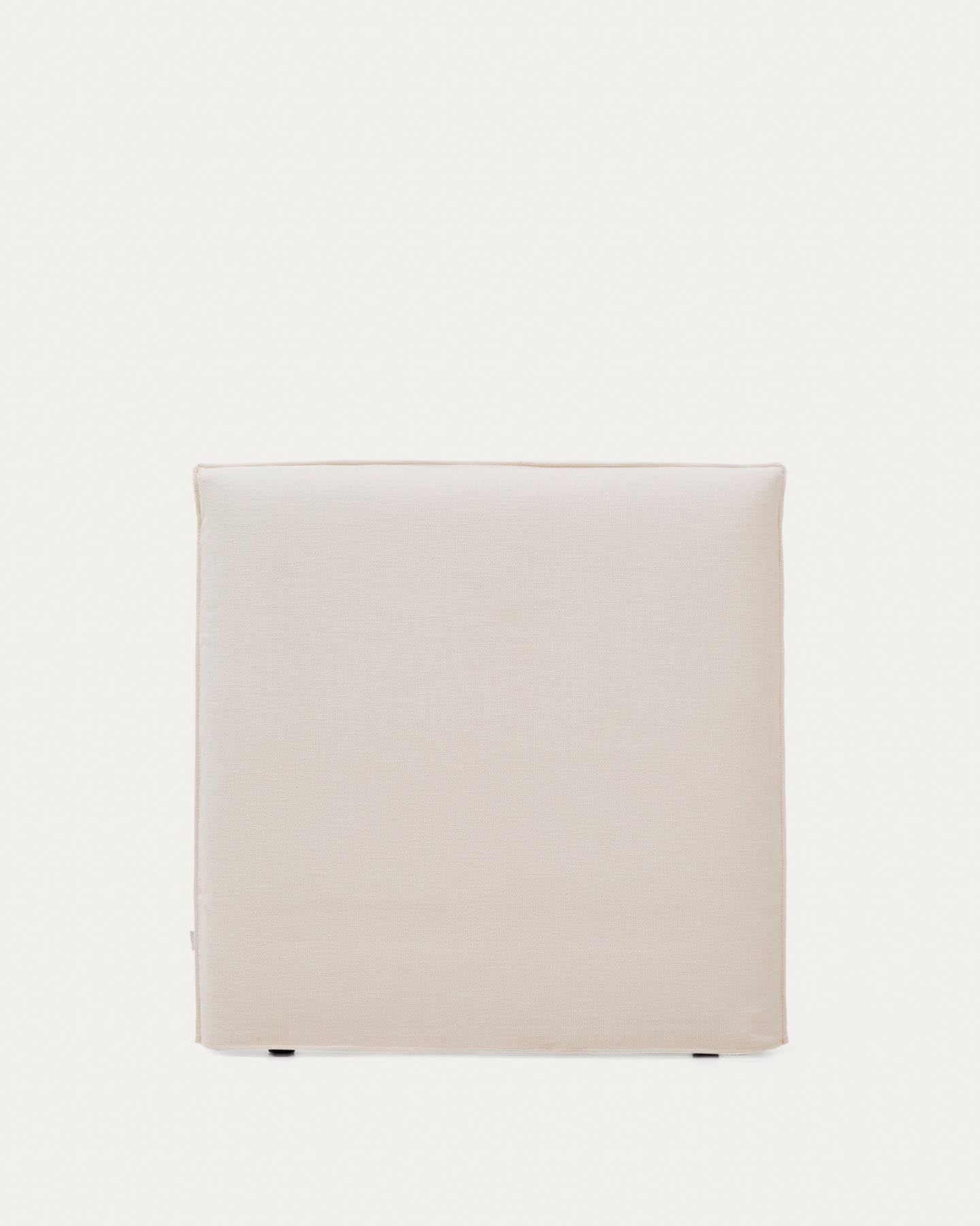 Bettkopfteilbezug Jaira aus weißer Chenille für 90-cm-Betten in  präsentiert im Onlineshop von KAQTU Design AG. Zubehör Bett ist von Kave Home