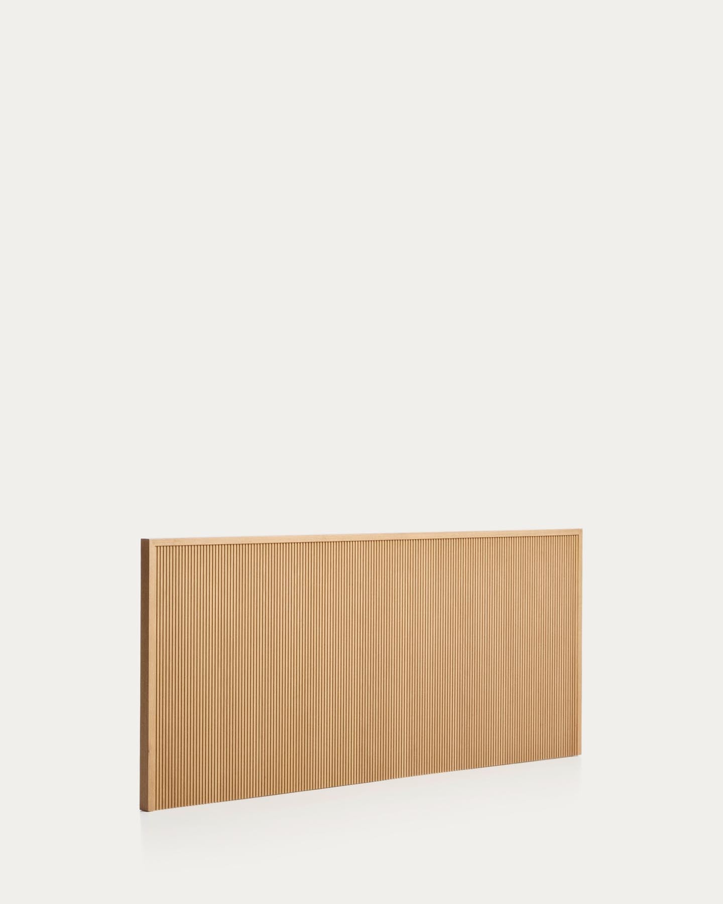 Bettkopfteil Helvine aus Eichenfurnier für Betten bis zu 160 cm, FSC 100 % in Natur präsentiert im Onlineshop von KAQTU Design AG. Kopfteile ist von Kave Home