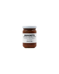 Bruschetta, melanzane & peperone rosso