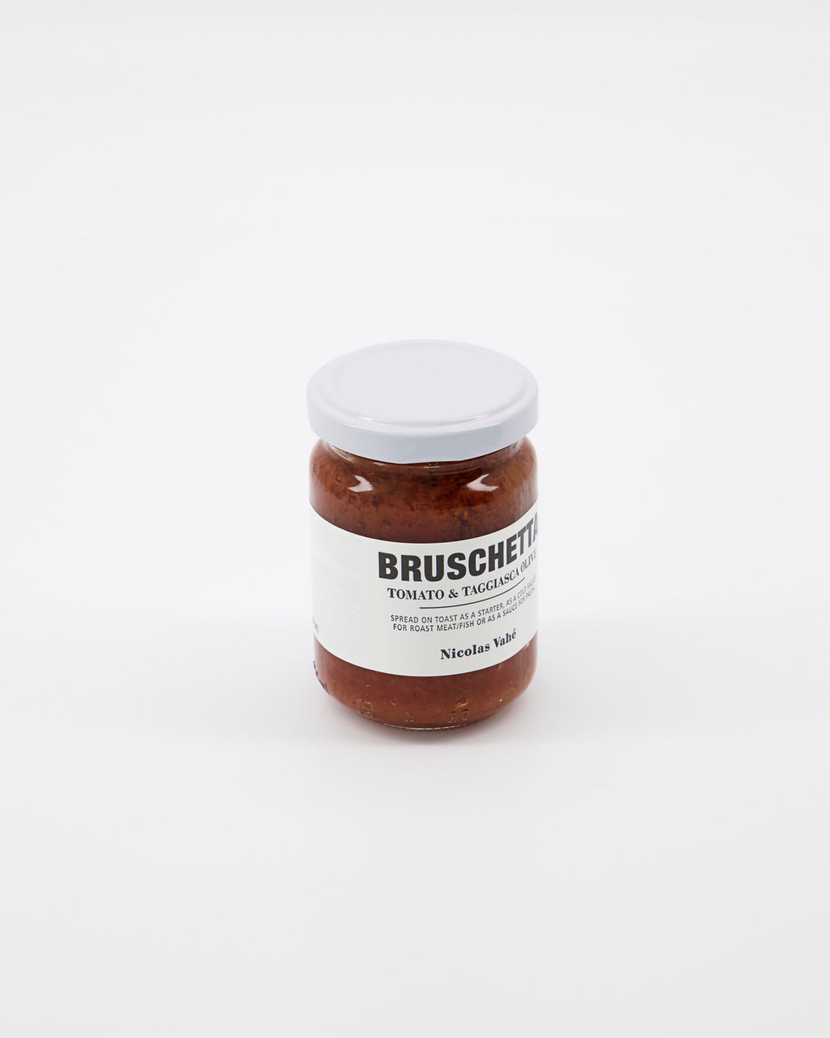 Bruschetta, Tomato & Taggiasca Olive in  präsentiert im Onlineshop von KAQTU Design AG. Lebensmittel ist von Nicolas Vahé