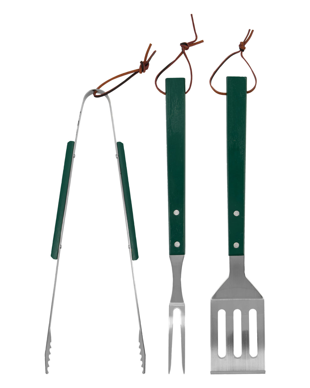 Grill-Set, NVBBQ, Grün in Green präsentiert im Onlineshop von KAQTU Design AG. Grillbesteck ist von Nicolas Vahé