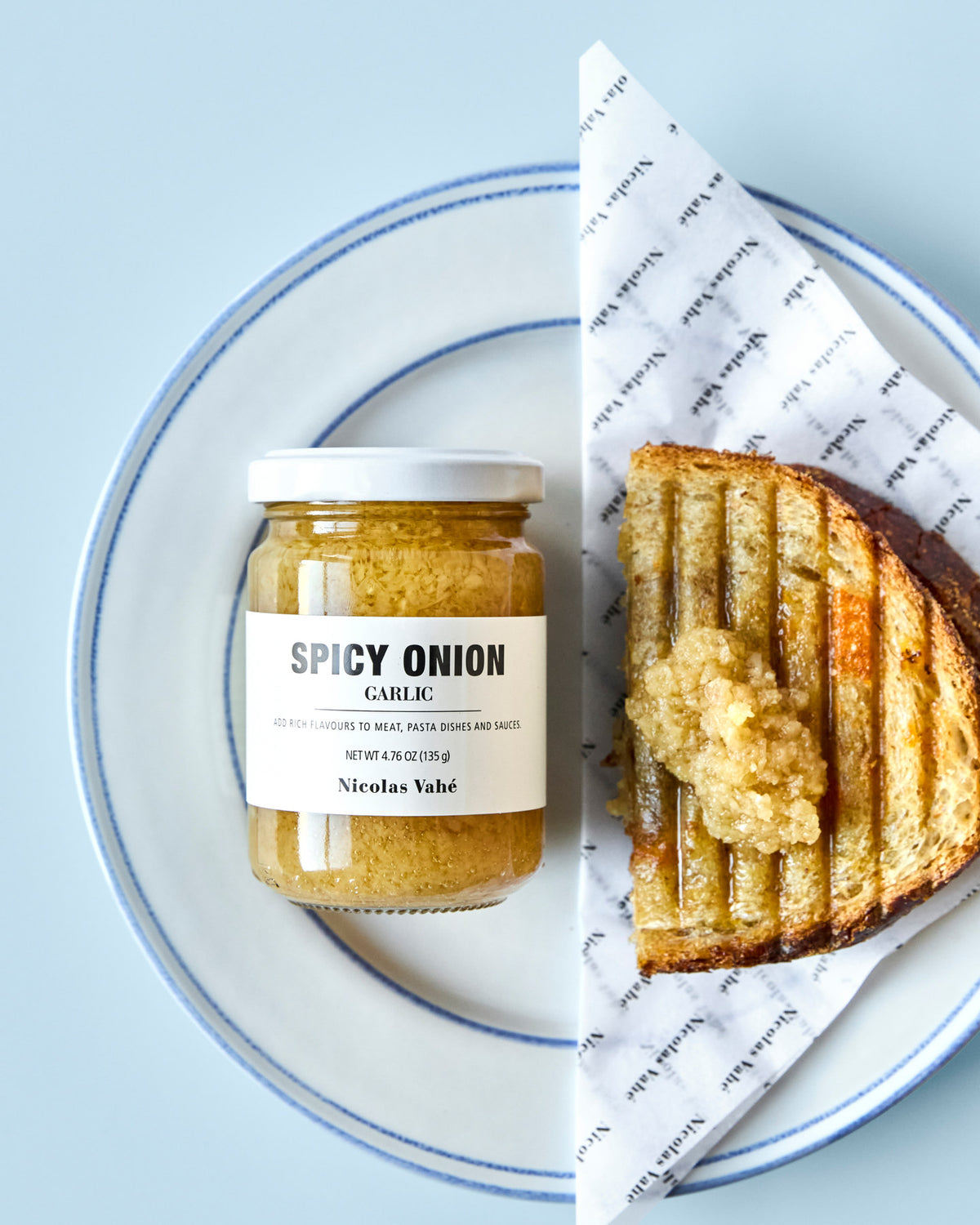 Spicy onion, Garlic, 135 g in  präsentiert im Onlineshop von KAQTU Design AG. Lebensmittel ist von Nicolas Vahé