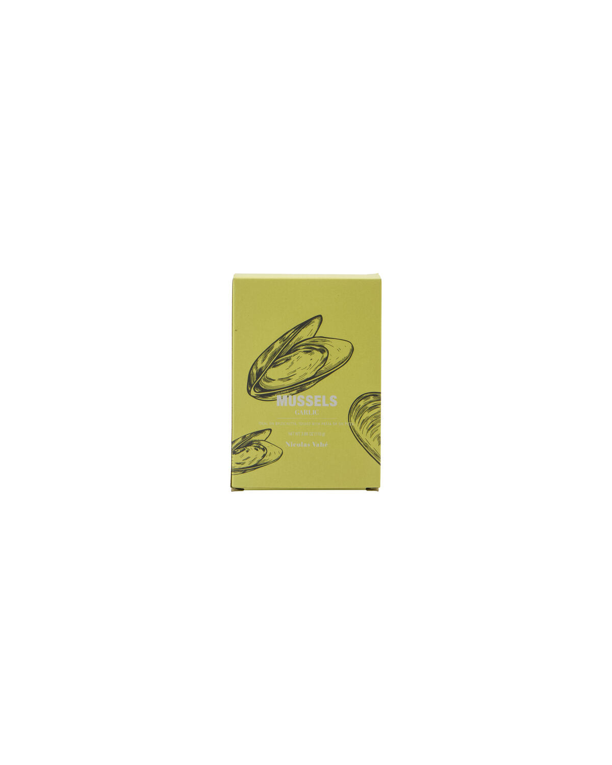 Mussels, Rapeseed oil & garlic, 110 g in  präsentiert im Onlineshop von KAQTU Design AG. Lebensmittel ist von Nicolas Vahé