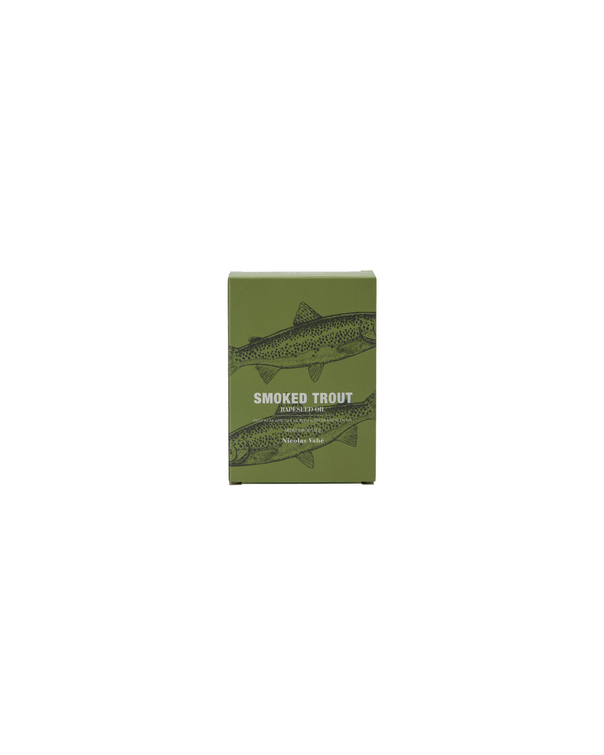Räucherforelle, Rapsöl, 110 g in  präsentiert im Onlineshop von KAQTU Design AG. Lebensmittel ist von Nicolas Vahé