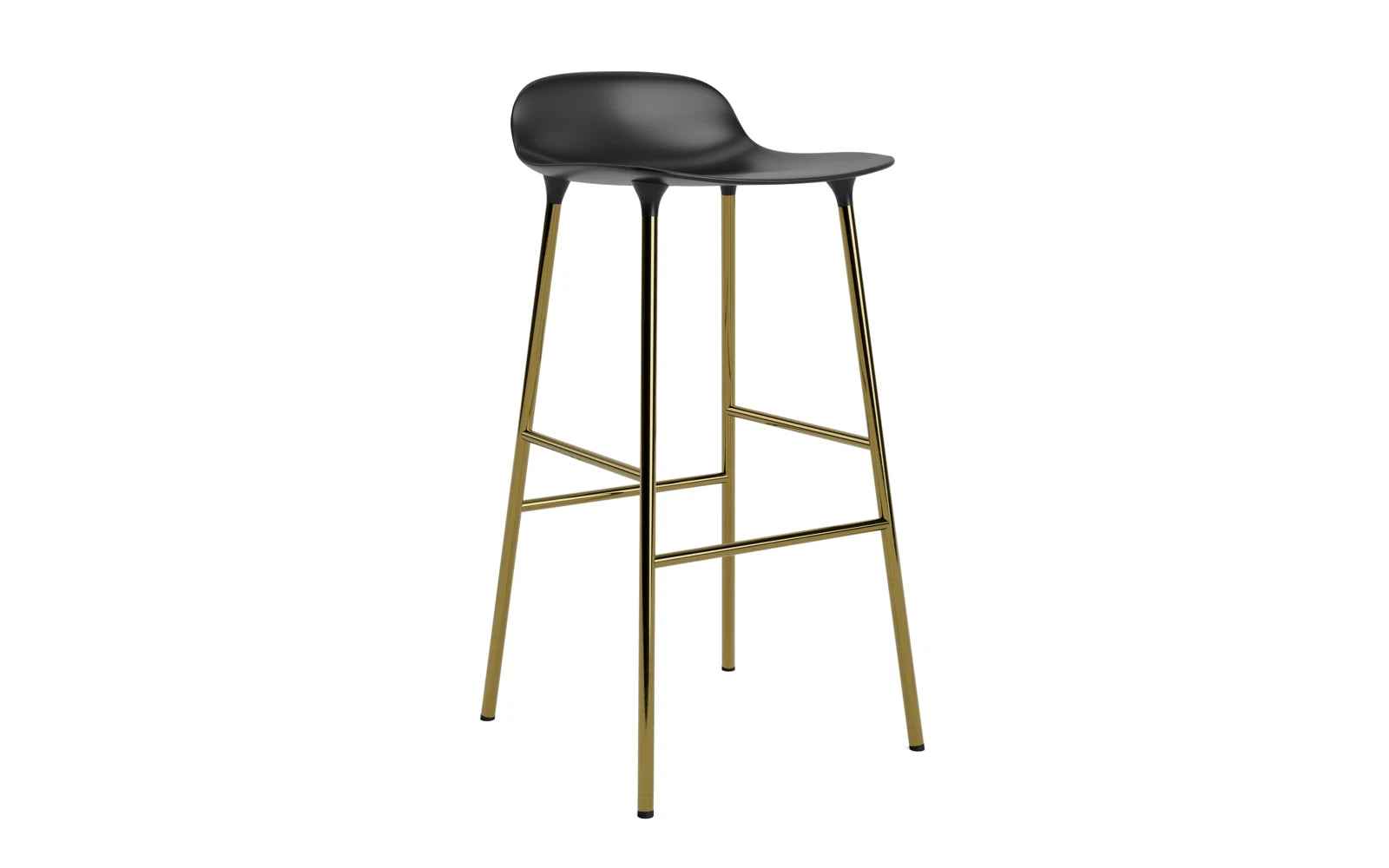 Eleganter Form Barhocker von Normann Copenhagen, perfekt für moderne Wohnräume, vereint Komfort und zeitloses Design.
