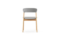 Chaise Herit rembourrée en chêne