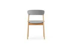 Chaise Herit rembourrée en chêne