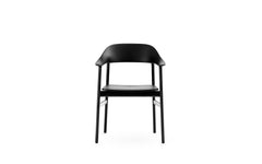 Fauteuil Herit chêne noir