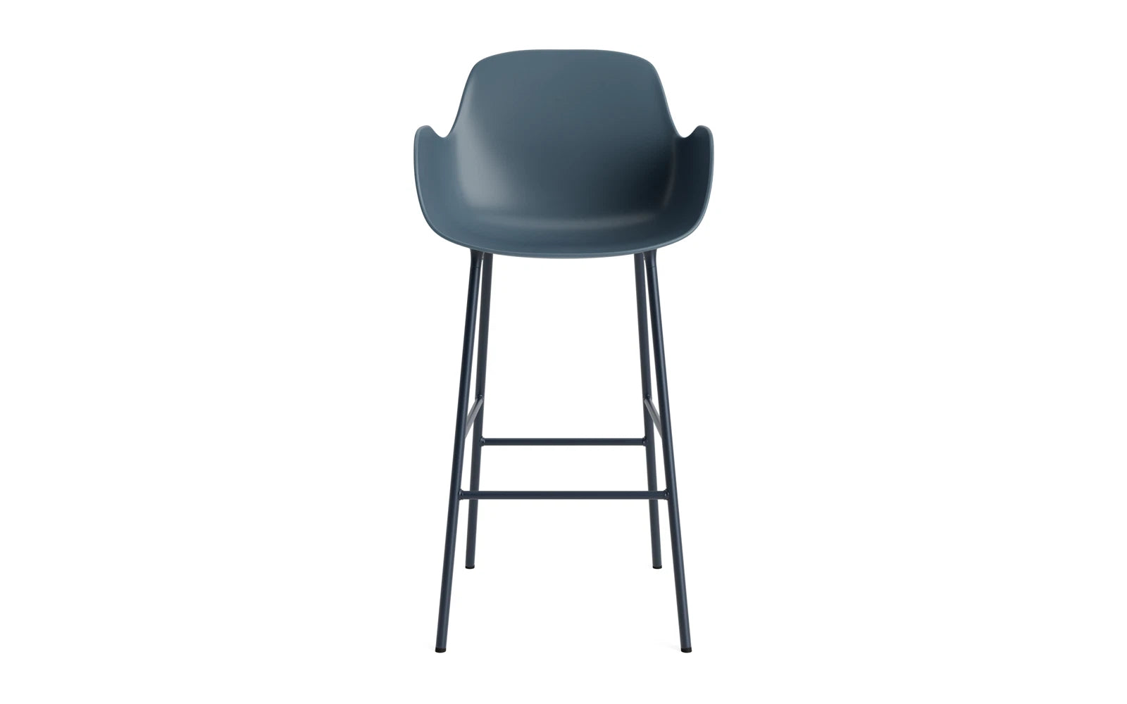 Eleganter Barstuhl mit Armlehne, modernes Design von Normann Copenhagen, ideal für stilvolle Wohn- und Essbereiche.
