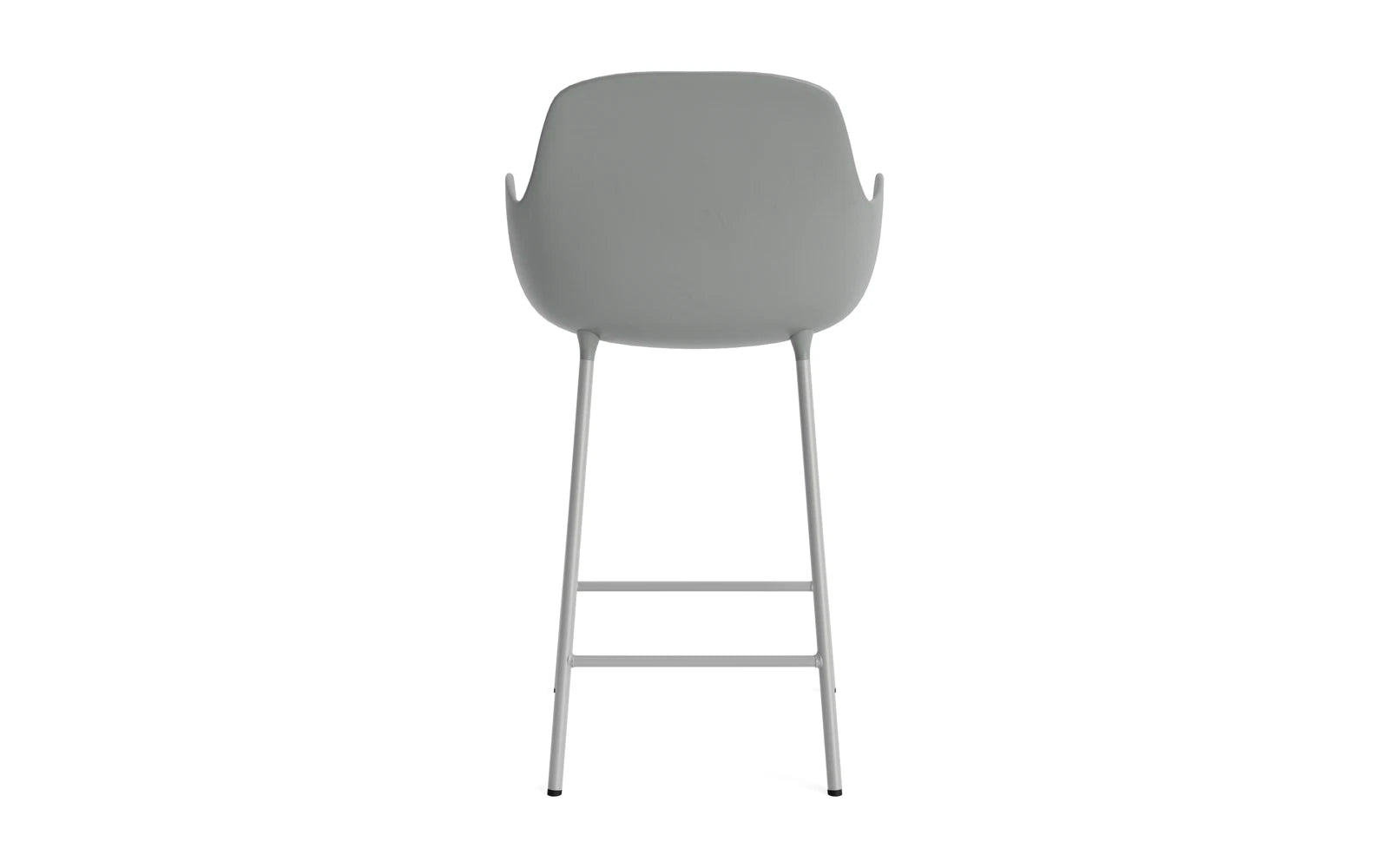 Form Barstuhl 65 cm Stahl/ Grau in  präsentiert im Onlineshop von KAQTU Design AG. Barstuhl ist von Normann Copenhagen