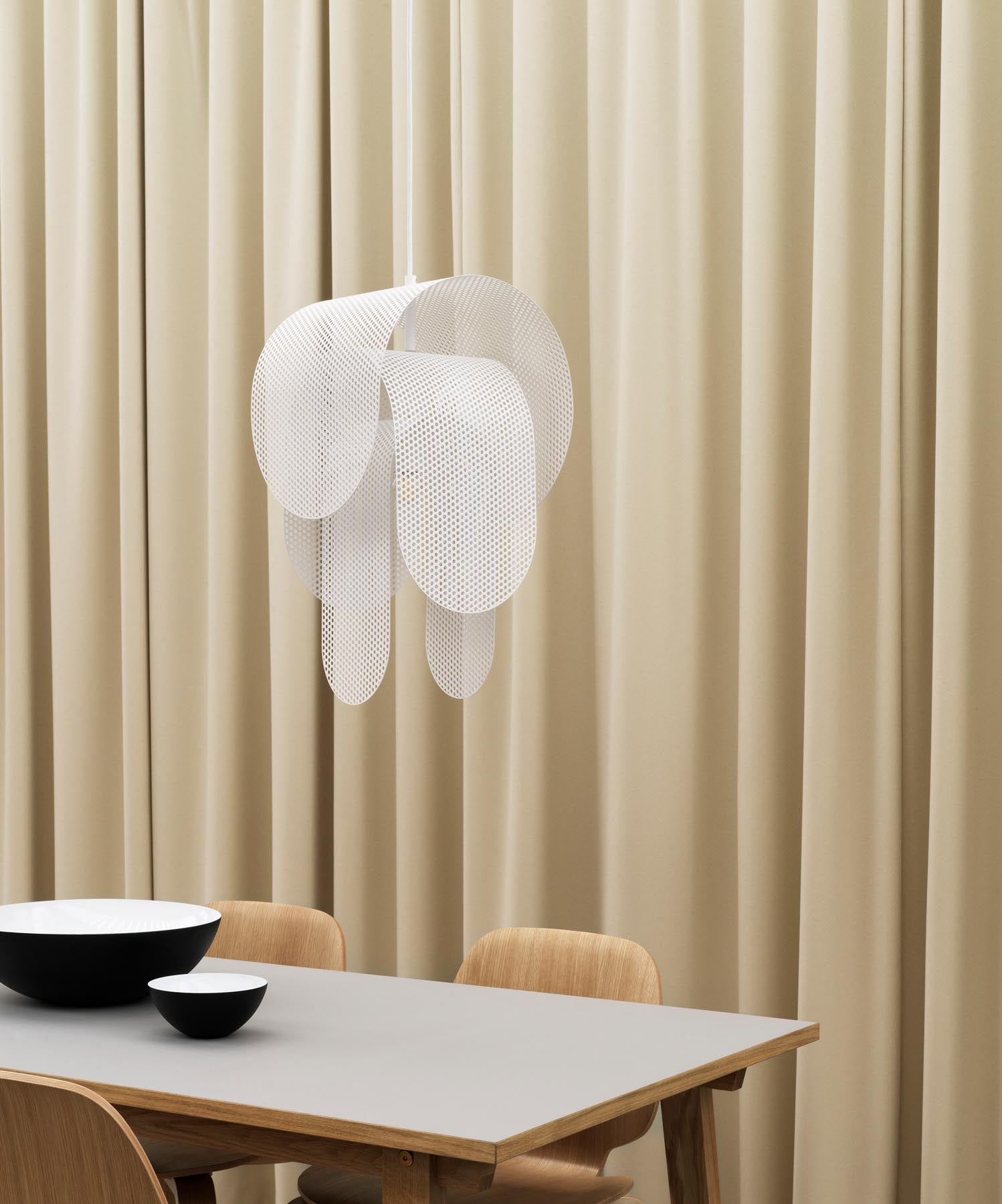 Lampe superposée Ø 30 cm UE blanc