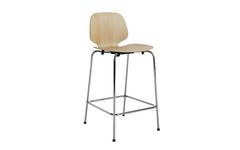 My Chair Barhocker 65 cm Chrom & eiche