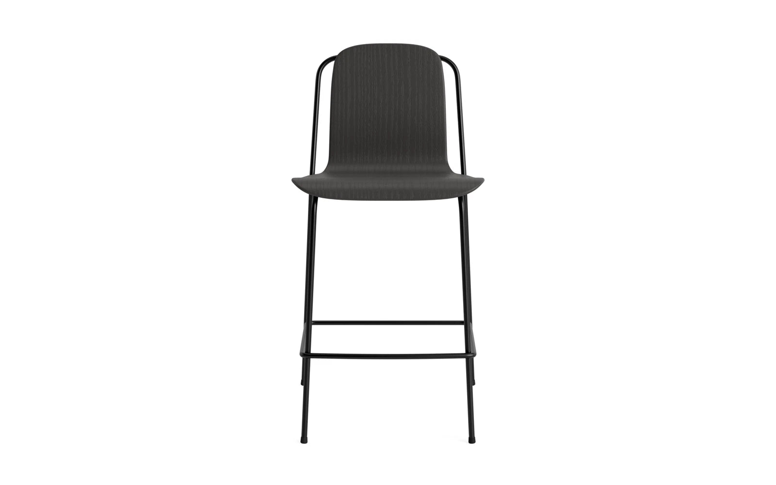 Studio Barstuhl 65 cm schwarzes Stahl/schwarz in  präsentiert im Onlineshop von KAQTU Design AG. Barstuhl ist von Normann Copenhagen