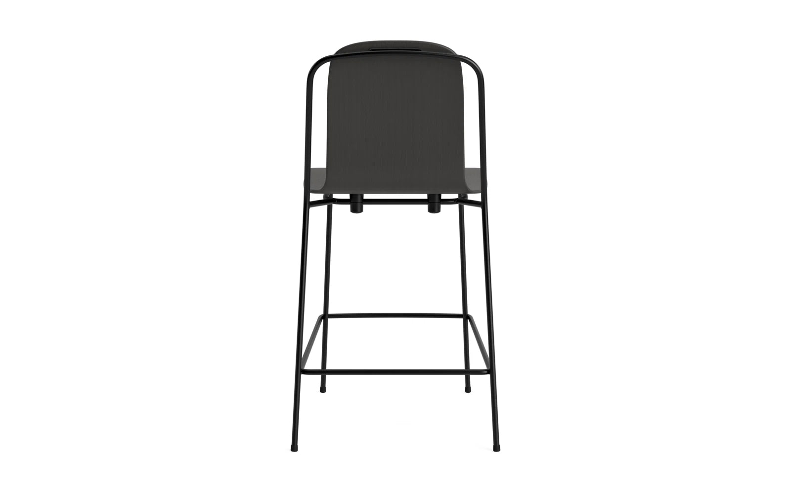 Studio Barstuhl 65 cm schwarzes Stahl/schwarz in  präsentiert im Onlineshop von KAQTU Design AG. Barstuhl ist von Normann Copenhagen