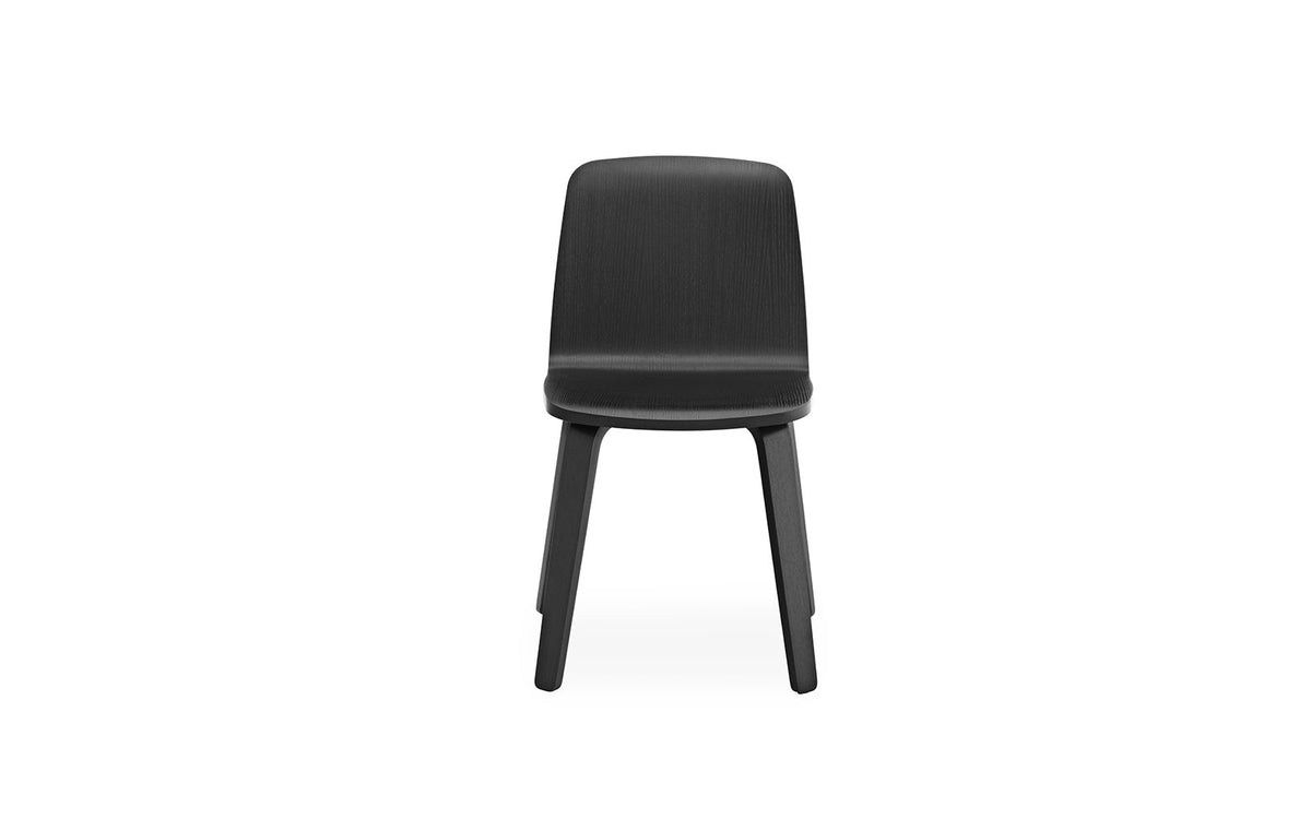 Just Stuhl in Schwarz/schwarz präsentiert im Onlineshop von KAQTU Design AG. Stuhl ist von Normann Copenhagen
