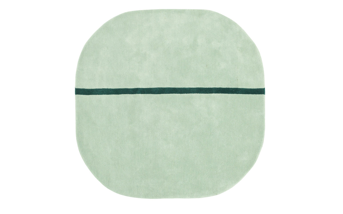 Oona Teppich in Mintgrün präsentiert im Onlineshop von KAQTU Design AG. Teppich ist von Normann Copenhagen