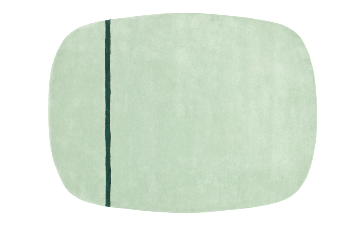 Oona Teppich in Mintgrün präsentiert im Onlineshop von KAQTU Design AG. Teppich ist von Normann Copenhagen