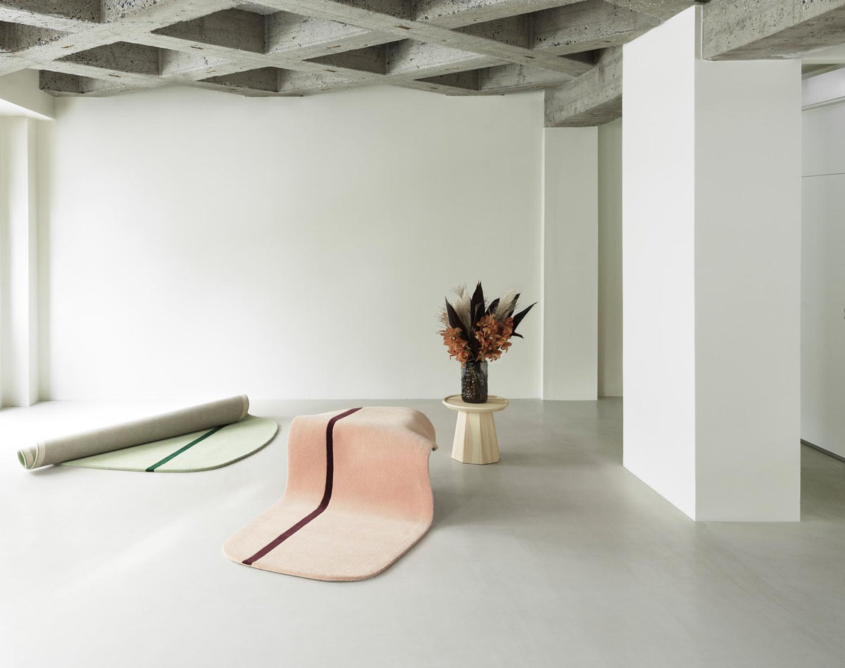 Oona Teppich in Rosa präsentiert im Onlineshop von KAQTU Design AG. Teppich ist von Normann Copenhagen