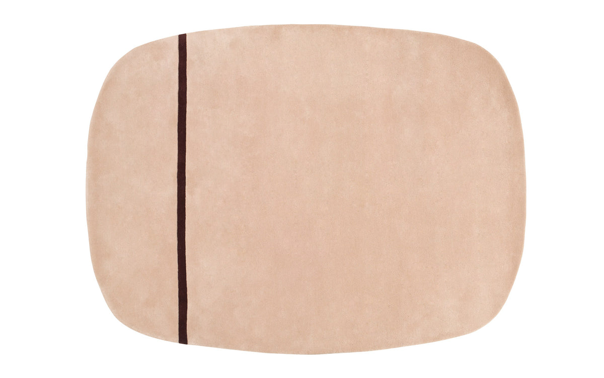 Oona Teppich in Rosa präsentiert im Onlineshop von KAQTU Design AG. Teppich ist von Normann Copenhagen