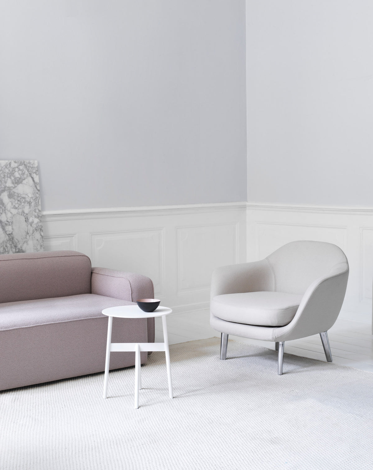 Stock Tisch in Weiss präsentiert im Onlineshop von KAQTU Design AG. Beistelltisch ist von Normann Copenhagen