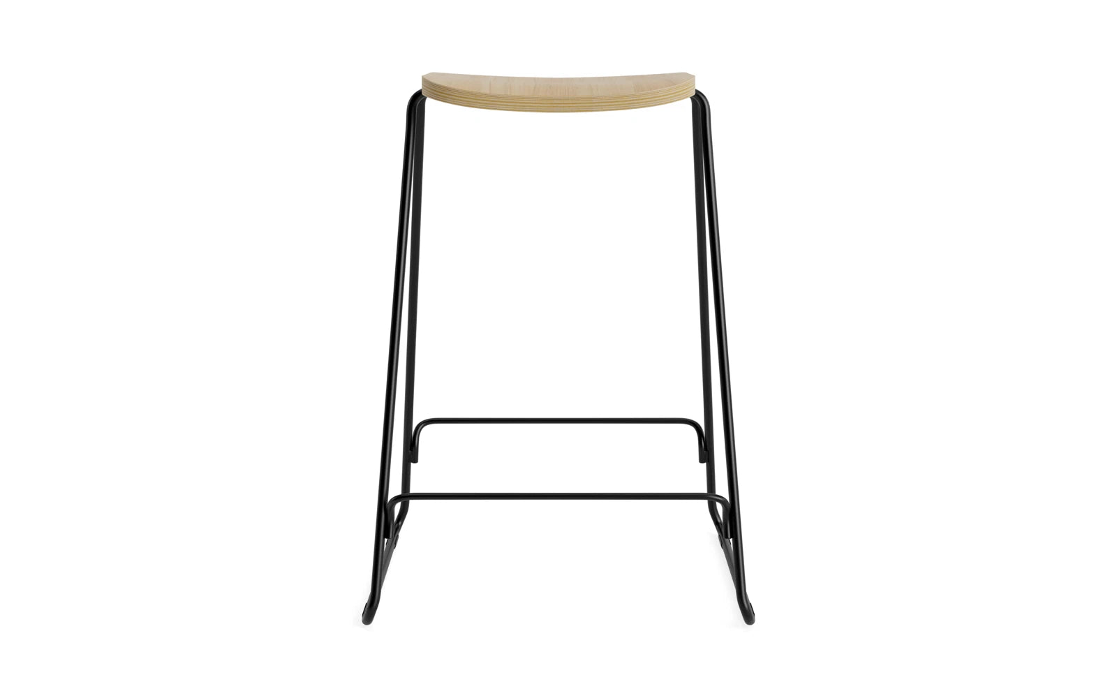 Der Just Barhocker von Normann Copenhagen besticht durch seine schlichte Eleganz, harmonische Formsprache und innovative Details.