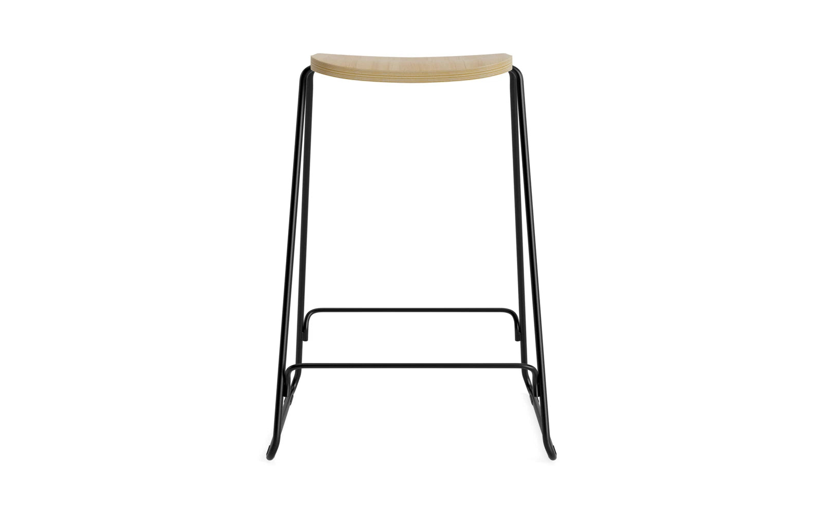 Der Just Barhocker von Normann Copenhagen besticht durch seine schlichte Eleganz, harmonische Formsprache und innovative Details.