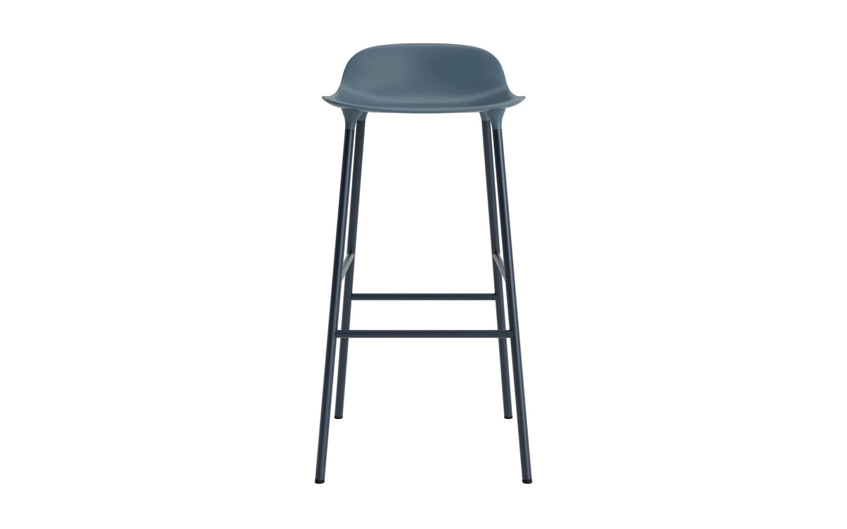 Form Barhocker in Blau präsentiert im Onlineshop von KAQTU Design AG. Barstuhl ist von Normann Copenhagen