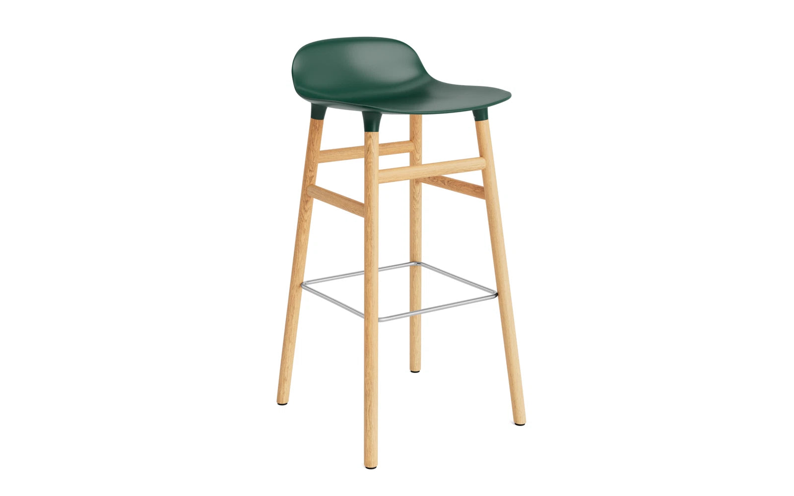 Eleganter Form Barhocker von Normann Copenhagen, perfekt für moderne Wohnräume, vereint Komfort und zeitloses Design.