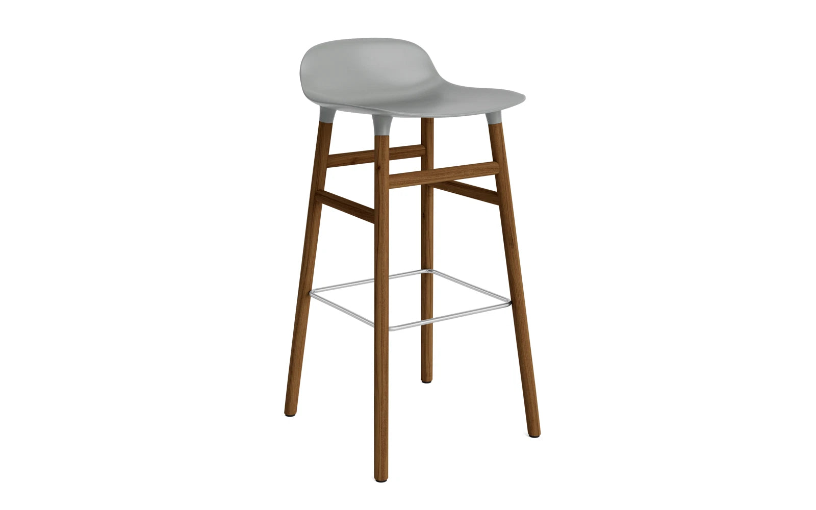 Stylischer Form Barhocker von Normann Copenhagen, ideal für Bars und Küchen, bietet eine harmonische Kombination aus Funktionalität und Ästhetik.