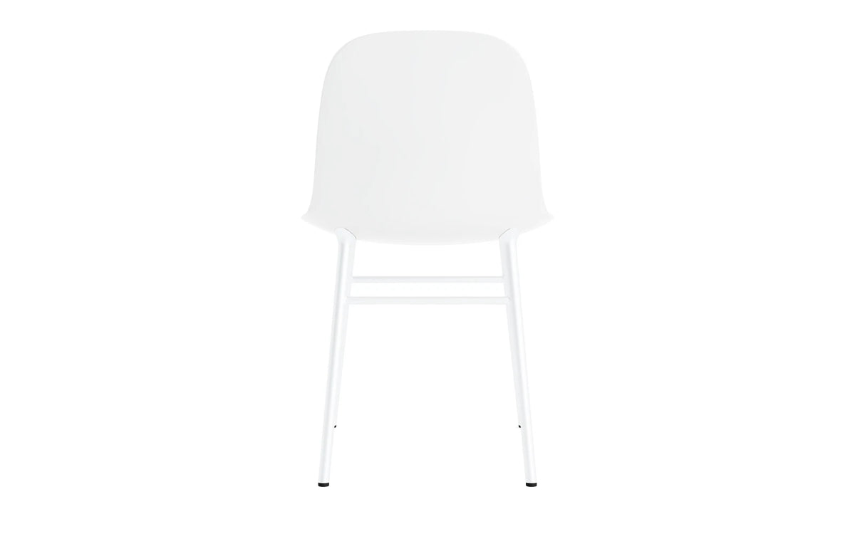 Form Stuhl in Weiss präsentiert im Onlineshop von KAQTU Design AG. Stuhl ist von Normann Copenhagen