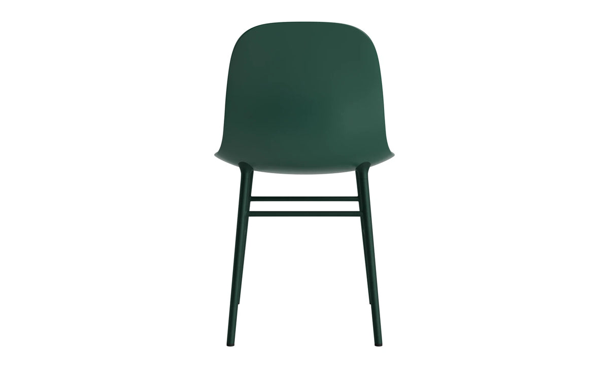 Form Stuhl in Grün präsentiert im Onlineshop von KAQTU Design AG. Stuhl ist von Normann Copenhagen