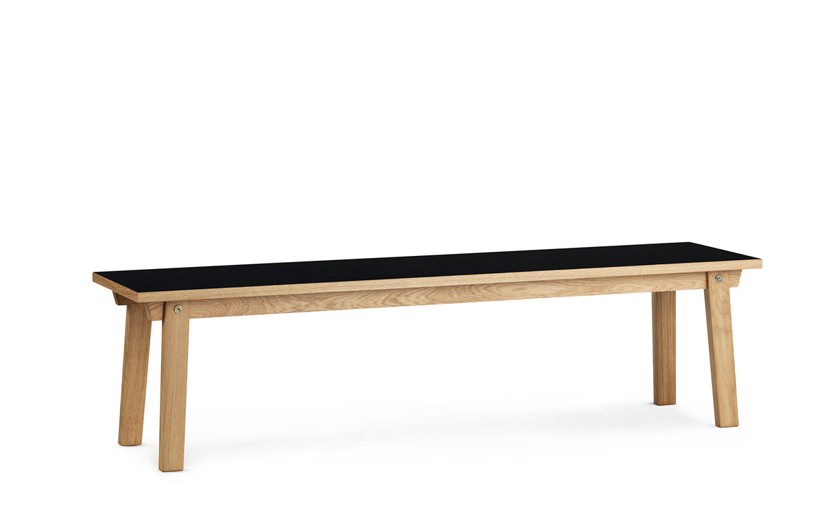 Slice Bank 38 x 160 cm Linoleum in  präsentiert im Onlineshop von KAQTU Design AG. Sitzbank ist von Normann Copenhagen