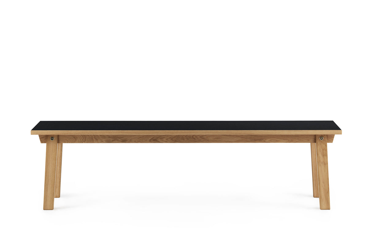 Slice Bank 38 x 160 cm Linoleum in Linoleum präsentiert im Onlineshop von KAQTU Design AG. Sitzbank ist von Normann Copenhagen