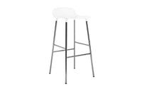 Form bar chair 75 cm chrome