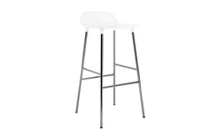 Form bar chair 75 cm chrome