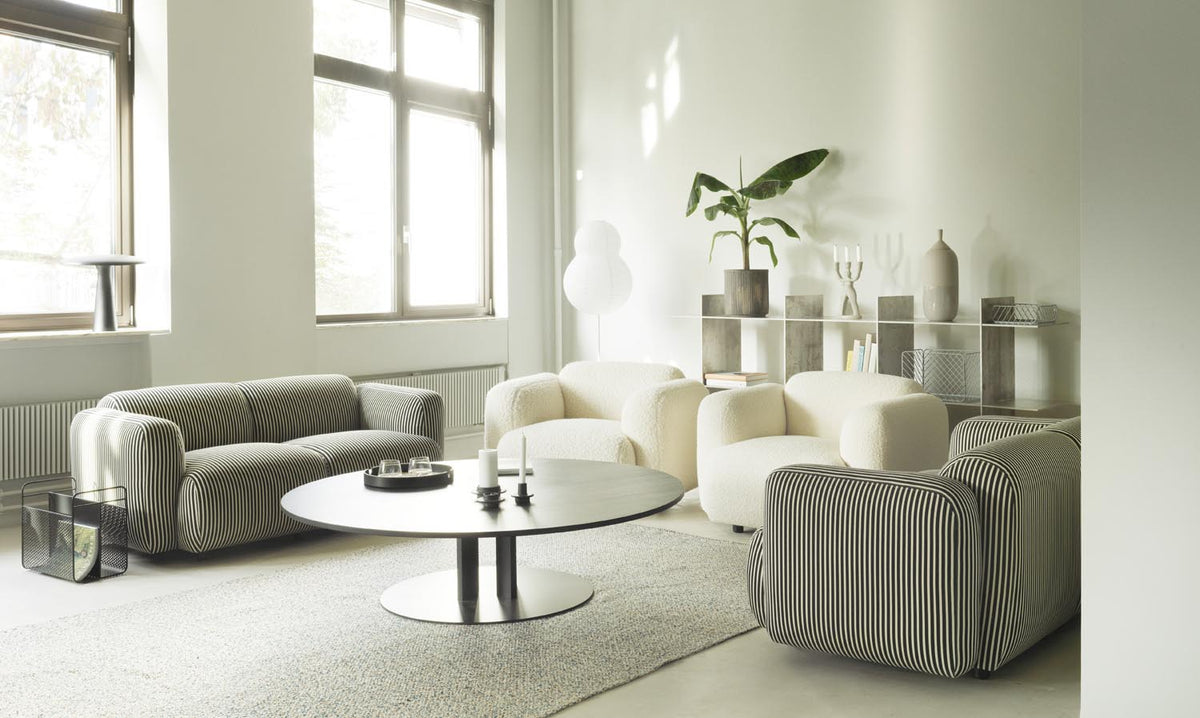 Scala Couchtisch H40 Ø130 cm eiche in  präsentiert im Onlineshop von KAQTU Design AG. Couchtisch ist von Normann Copenhagen
