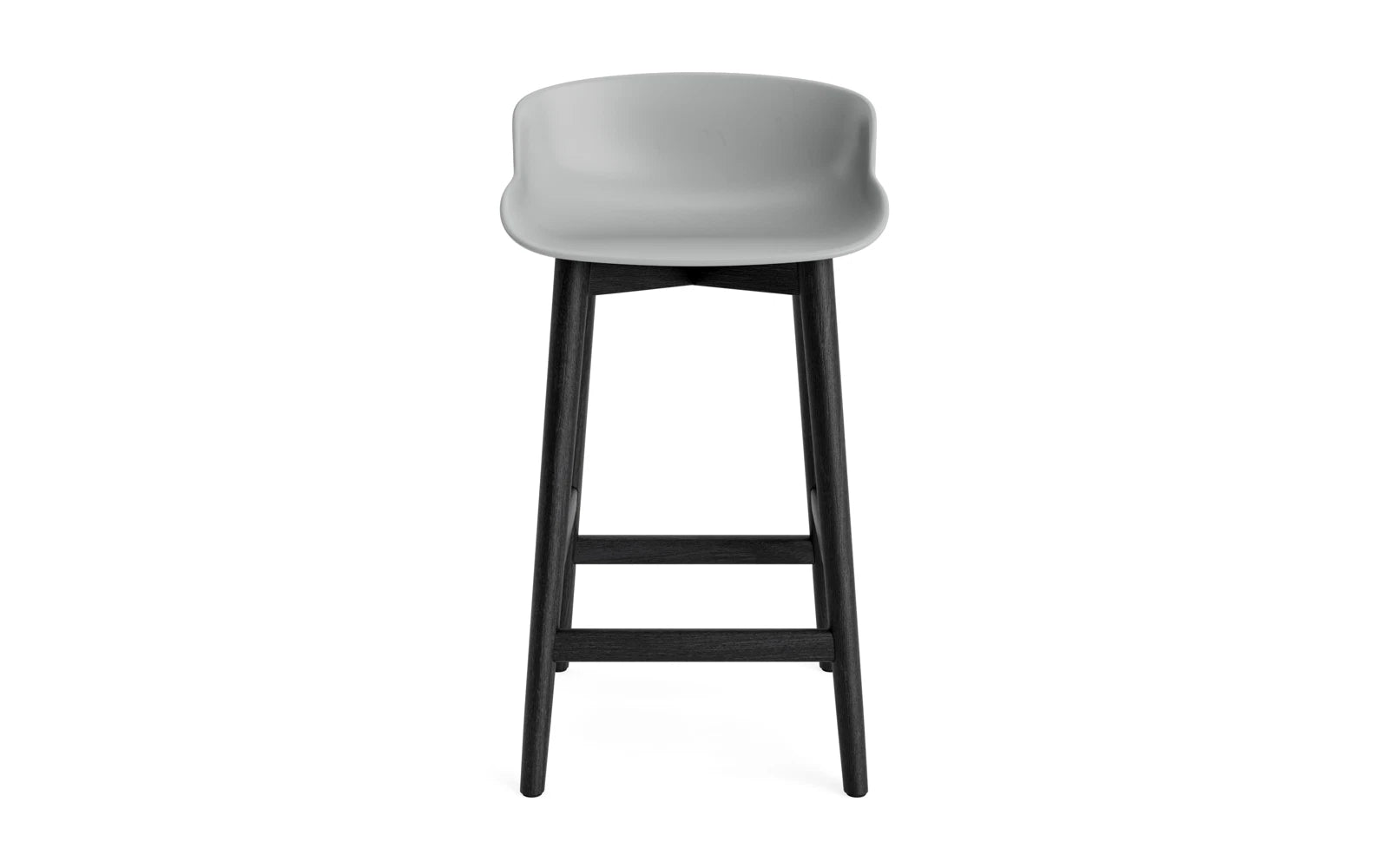 Hyg Barhocker 65 cm schwarze Eiche/grau in  präsentiert im Onlineshop von KAQTU Design AG. Barstuhl ist von Normann Copenhagen