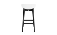 Tabouret de bar Hyg 75 cm chêne noir