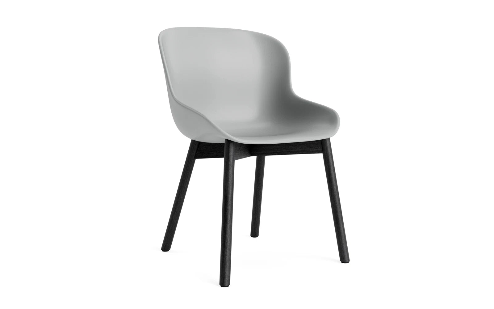Hyg Stuhl Schwarze Eiche/Grau in  präsentiert im Onlineshop von KAQTU Design AG. Stuhl ist von Normann Copenhagen