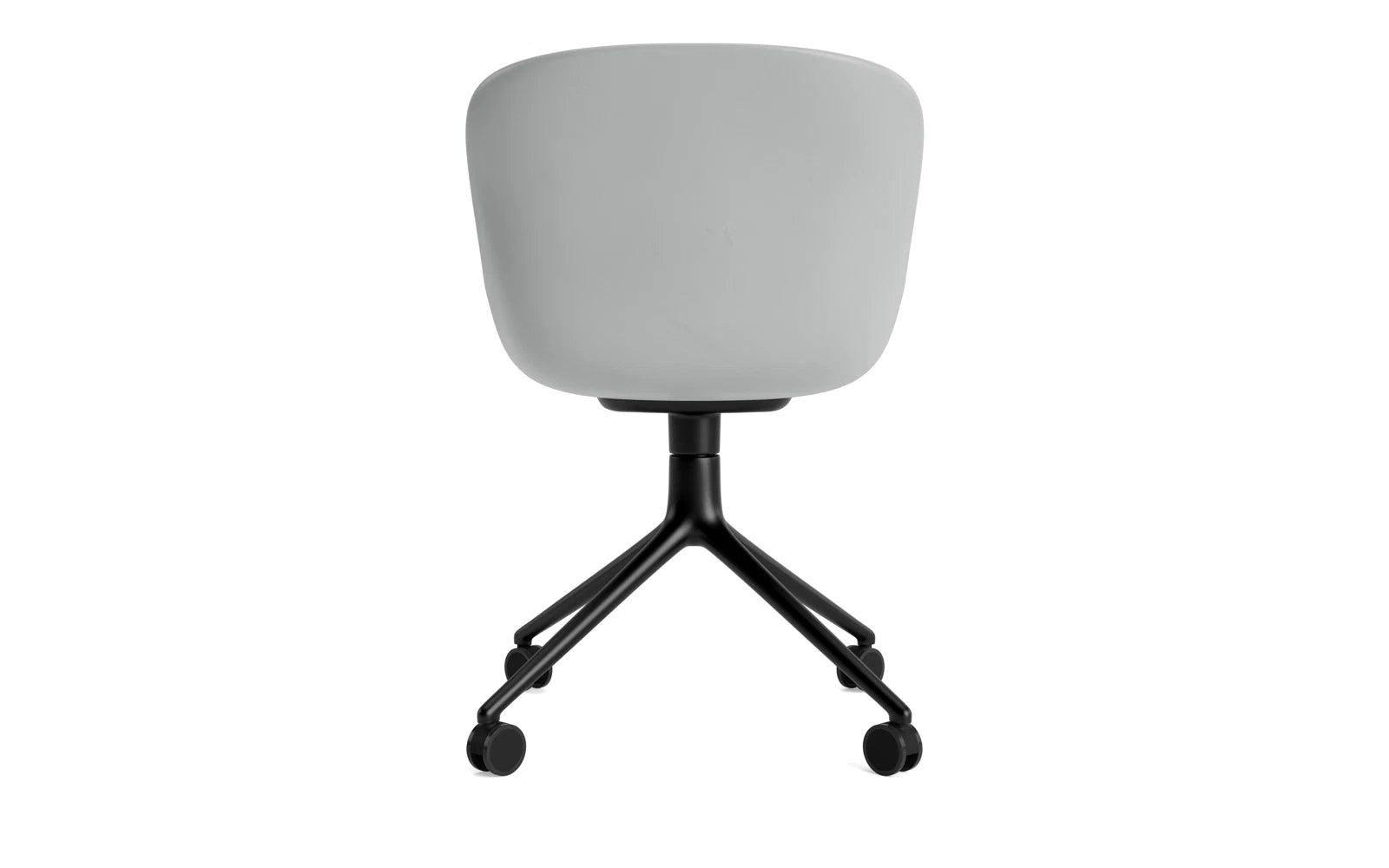 Hyg Drehstuhl 4W schwarzes Aluminium/grau in  präsentiert im Onlineshop von KAQTU Design AG. Drehstuhl ist von Normann Copenhagen